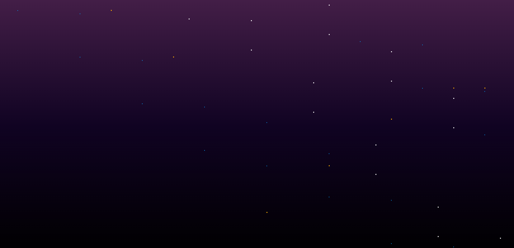 Starry sky - animated Background